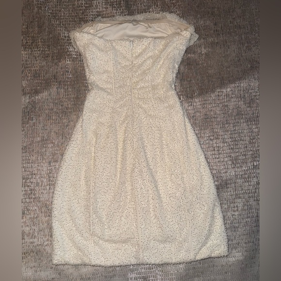 Oh Polly Cream Strapless Mini Dress - Picture 5 of 6